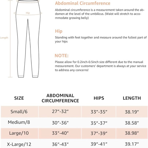 Hofish maternity leggings medium - Picture 2 of 2